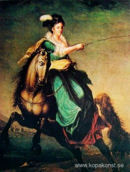 Retrato equestre av Carlota Joaquina från Spanien Retrato equestre av Carlota Joaquina från Spanien