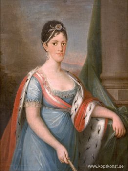 Porträtt av D. Carlota Joaquina, drottning av Portugal Porträtt av D. Carlota Joaquina, drottning av Portugal