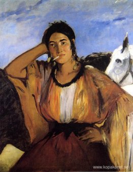 Zigenare med en cigarett Zigenare med en cigarett