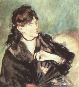 Porträtt av Berthe Morisot Porträtt av Berthe Morisot