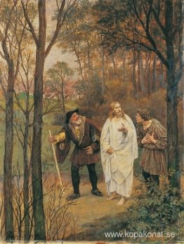 CHRISTUS UND DIE JÜNGER VON EMMAUS CHRISTUS UND DIE JÜNGER VON EMMAUS