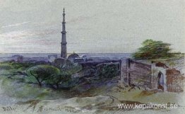 En vy av Qutb Minar, Delhi En vy av Qutb Minar, Delhi