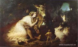 Scen ur en midsommarnattsdröm, Titania och Botten Scen ur en midsommarnattsdröm, Titania och Botten