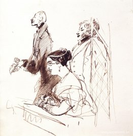 General Phipps, Mrs. Norton och 2nd Baron Alvanley på teatern General Phipps, Mrs. Norton och 2nd Baron Alvanley på teatern