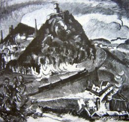 Königstein och järnväg Königstein och järnväg