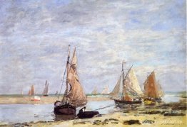 Segelbåtar nära Trouville Segelbåtar nära Trouville