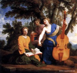 Melpomene, Erato och Polyhymnia Melpomene, Erato och Polyhymnia