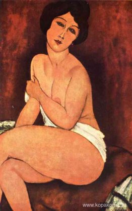 Stort sittande naken Stort sittande naken