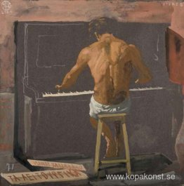 Halvnaken pianist Halvnaken pianist