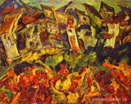 Hus med spetsiga tak Hus med spetsiga tak