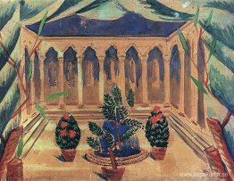 Skiss av scendesign Skiss av scendesign