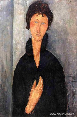 Kvinna med blå ögon Kvinna med blå ögon