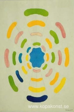 Untitled (Color Radiation from Blue Center) Untitled (Color Radiation from Blue Center)
