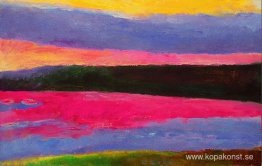 Grått moln magentavatten #145 Grått moln magentavatten #145