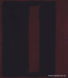 Svart på rödbrun Svart på rödbrun