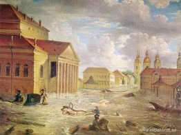 7 november 1824 på torget framför Bolsjojteatern 7 november 1824 på torget framför Bolsjojteatern