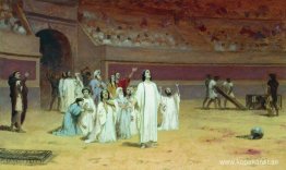 Går in på arenan Går in på arenan