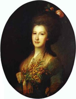 Porträtt av grevinnan Elizaveta Santi Porträtt av grevinnan Elizaveta Santi