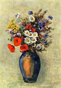 Vas med blommor Vas med blommor