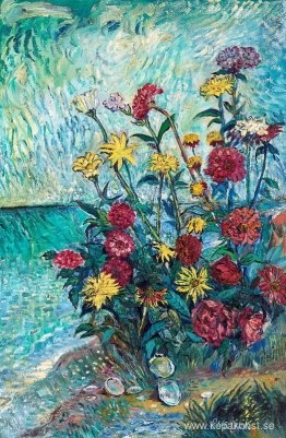 Blommor på stranden Blommor på stranden