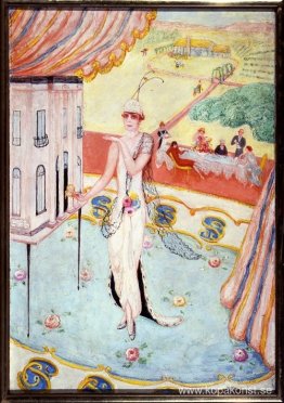 Porträtt av min syster, Carrie W. Stettheimer Porträtt av min syster, Carrie W. Stettheimer
