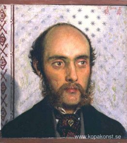 Porträtt av William Michael Rossetti (1829-1919) av Lamplight Porträtt av William Michael Rossetti (1829-1919) av Lamplight