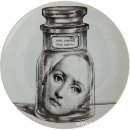 Tema och variationer Dekorativ tallrik #166 (Kvinnans ansikte i Tema och variationer Dekorativ tallrik #166 (Kvinnans ansikte i
