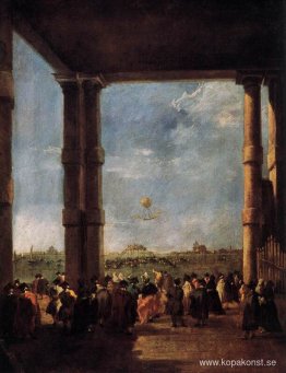 Luftballong stiger Luftballong stiger