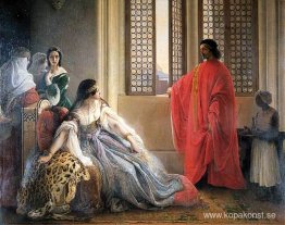 Caterina Cornaro avsatt från Cyperns tron Caterina Cornaro avsatt från Cyperns tron