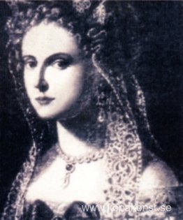 Porträtt av Aurora Sanseverino Porträtt av Aurora Sanseverino