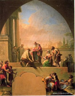 Välgörenhet av Saint Elladius av Toledo Välgörenhet av Saint Elladius av Toledo
