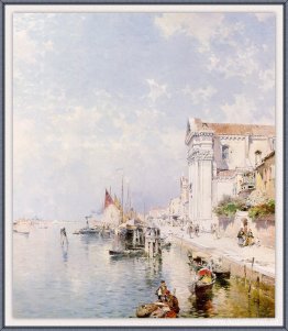 Utsikt över Zatteri Venedig Utsikt över Zatteri Venedig