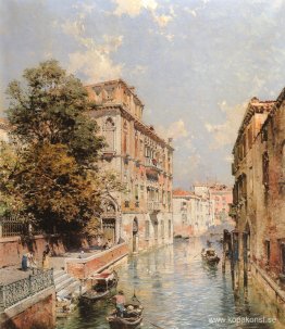En vy i Venedig, Rio S. Marina En vy i Venedig, Rio S. Marina