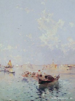 Utsikt mot Markusplatsen, Venedig Utsikt mot Markusplatsen, Venedig