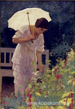 Kvinna med paraply Kvinna med paraply