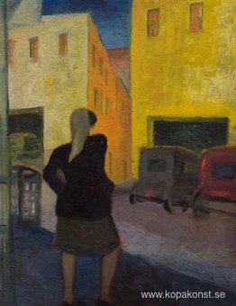 KVINNA KORSAR VÄGEN KVINNA KORSAR VÄGEN