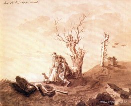 Begravningsplats på stranden Begravningsplats på stranden