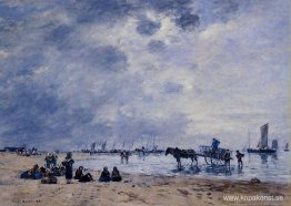 Berck, fiskebåtarnas ankomst Berck, fiskebåtarnas ankomst