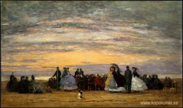 Stranden i Villerville Stranden i Villerville