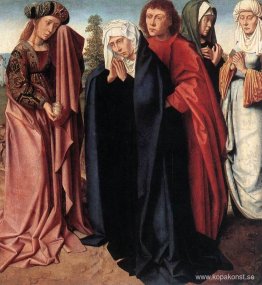 De heliga kvinnorna och Johannes på Golgata De heliga kvinnorna och Johannes på Golgata