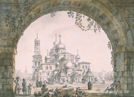 Utsikt över det nya Jerusalem-klostret nära Moskva Utsikt över det nya Jerusalem-klostret nära Moskva