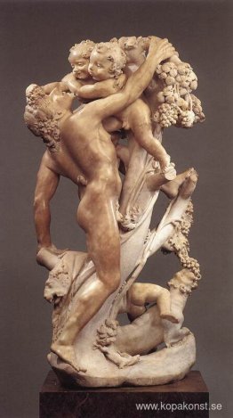 Bacchanal En faun retad av barn Bacchanal En faun retad av barn