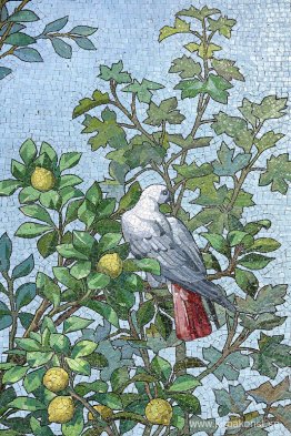 Mosaic - Matsal i Sainte-Barbe bibliotek, Paris Mosaic - Matsal i Sainte-Barbe bibliotek, Paris