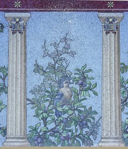 Mosaic - Matsal i Sainte-Barbe bibliotek, Paris Mosaic - Matsal i Sainte-Barbe bibliotek, Paris