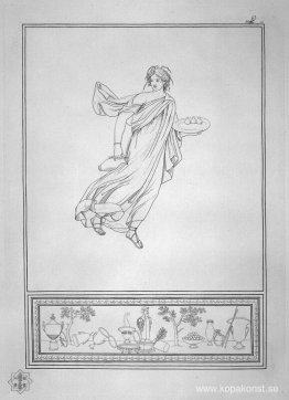 Bacchante bär en burk med frukt Bacchante bär en burk med frukt