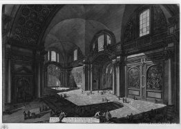 Interiören av Church of Our Lady of the Angels kallas Charterhou Interiören av Church of Our Lady of the Angels kallas Charterhou