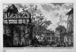 Utsikt över Templet av Jupiter the Thunderer Utsikt över Templet av Jupiter the Thunderer