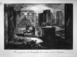 Plan och upphöjning av en restaurang Plan och upphöjning av en restaurang