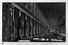 Utsikt över basilikan St. Maria Maggiore och de två fabrikernas Utsikt över basilikan St. Maria Maggiore och de två fabrikernas