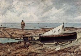 Der graue Tag (Strand mit Fischern und Booten) Der graue Tag (Strand mit Fischern und Booten)